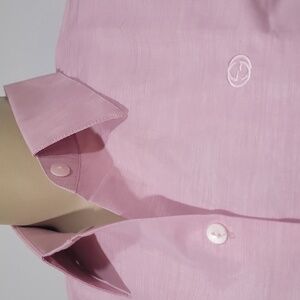 Gucci Pink Size 40/6 Short Sleeve Buttons Up Blouse